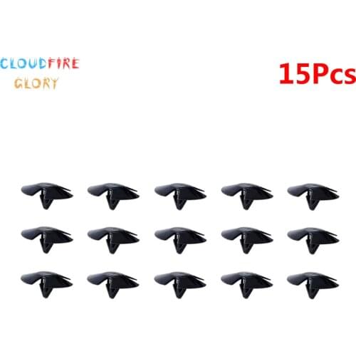 CloudFireGlory 15Pcs Hood Insulator Retainer Clips For Chrysler 300 2005-2017 For Jeep Cherokee 2015-2017 For Ram 4878883AA