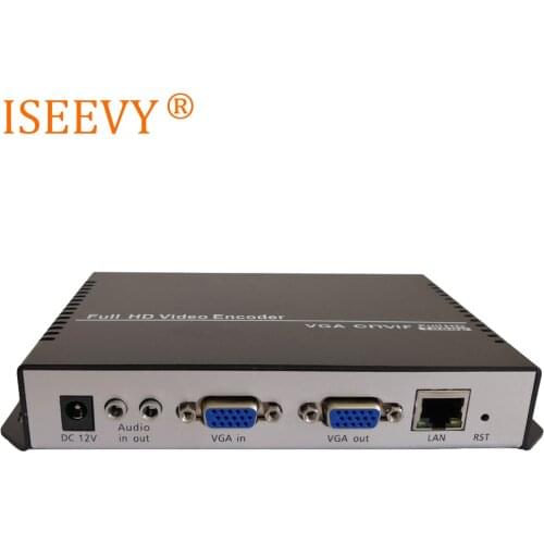 ISEEVY H.265 H.264 VGA Video Encoder IPTV Encoder for IPTV Live stream RTMP RTMPS SRT RTSP UDP HTTP and Facebook Youtube Wowza
