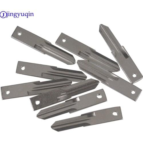 Jingyuqin 10PCS for Renault Megan Modus Clio Modus Kangoo Logan Sandero Duster Car Remote Key Blade Car-styling