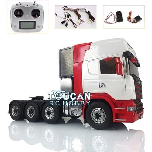 LESU Metal 8*8 Chassis 1/14 Sca RC Tractor Truck Painted Hercul Cabin Radio THZH0619-SMT2