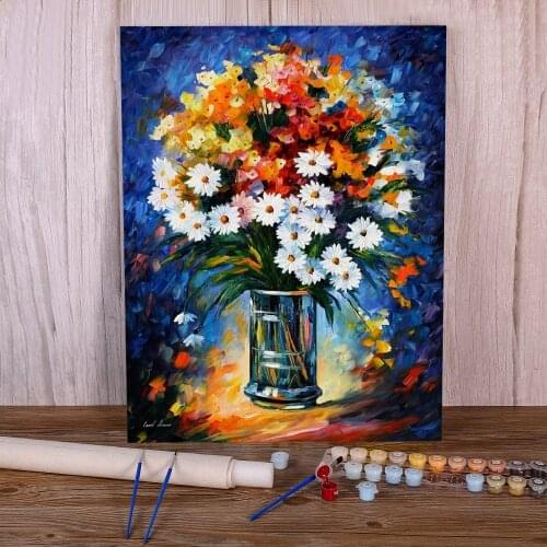 Fascination Painting By Numbers Package Acrylic Paints 40*50 Boards By Numbers Wall Paintings For Kids Wall Wholesale