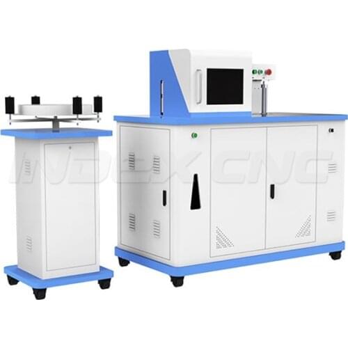 Stainless steel/aluminum channel letter bending machine with slotting, notching and flanging