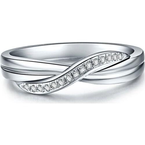 New Arrival Genuine 925 Sterling Silver Ring Diamond Semi Mount Ring Engagement Jewelry for Bride Lover