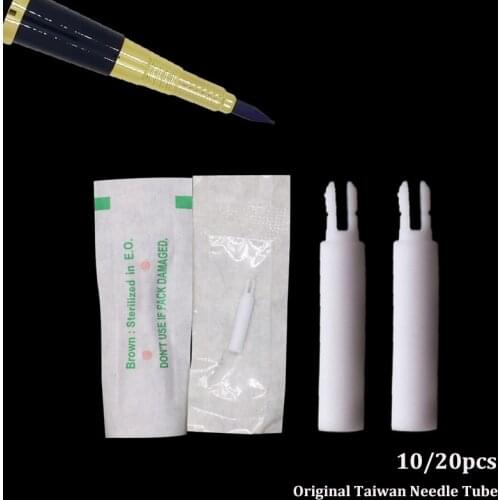 10/20p Original Taiwan Needle Tube for Permanent Makeup Machine Tattoo Giant Sun Machine Sunshine G-8650 G-9740 Tattoo Accesorie