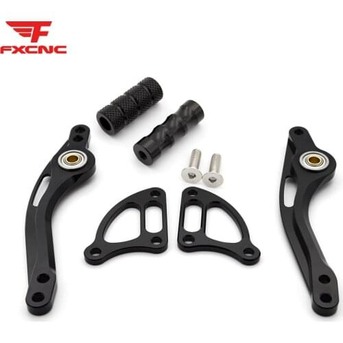 For BUELL XB9S XB12S XB9R XB12R All years CNC Aluminum Alloy Motorcycle Rearset Footrest Footpeg Pedal Foot rest Accessorie Part