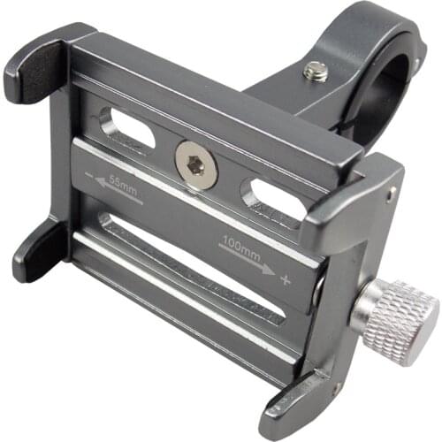 Bicycle Scooter Aluminum Alloy Mobile Phone Holder MTB Mountain Bike Motorcycle Bracket Cell Phone Stand Cycling Accessories