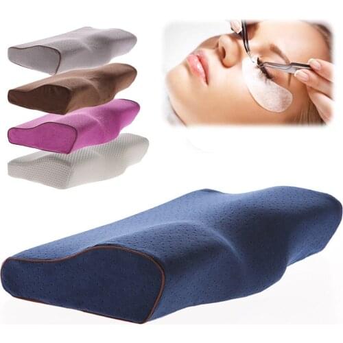 Eyelash Extension Pillow Memory Flannel Soft Lash Pillow Stand Grafted Beauty Salon Chronic Rebound Cervical Neck Pillows