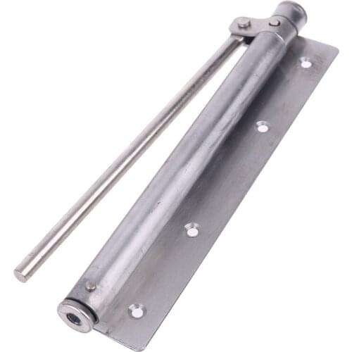 Durable Door Closer Single Spring Strength Adjustable Stainless Steel Automatic Closing Door Closer for Home Bedroom