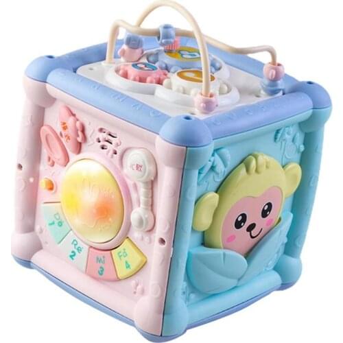 Montessori Sorter Toys Hexahedron Shaped Building Blocks And Sorting Toy Early Educational Toy For Girl Boys Birthday Gift