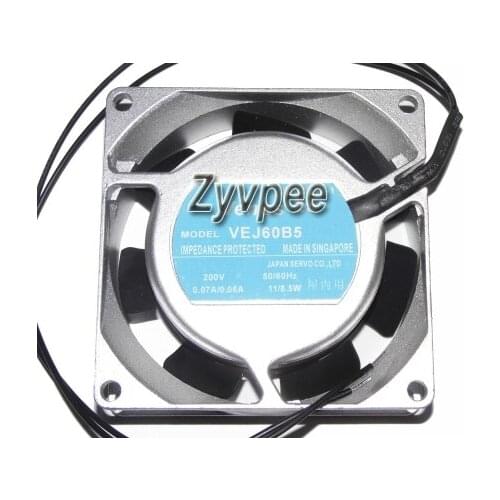 80x80x25MM VEJ60B5 200V 11W 0.07A UDO3147-1 2Wires AC Fan