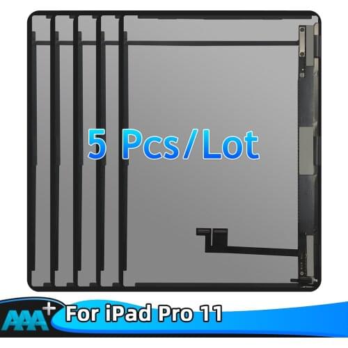 5Pcs AAA+++ Quality Lcd For Apple iPad Pro 11 A1980 A1934 A1979 LCD Display Touch Screen Panel Screen Tablet Assembly Parts
