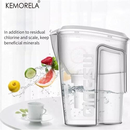 1.5LWater Pitcher Home Activated Carbon Net Kettle Office Water Purifier Food Grade Material Water Filter With Electronic Timer