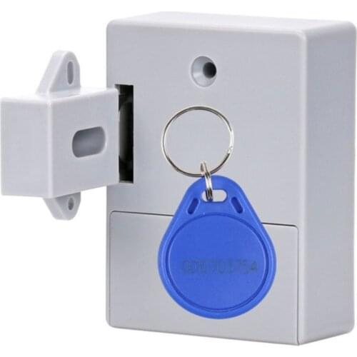 1 Set Shgo-Invisible Rfid Free Opening Intelligent Sensor Cabinet Lock Locker Closet Shoe Cabinet Drawer Door Lock
