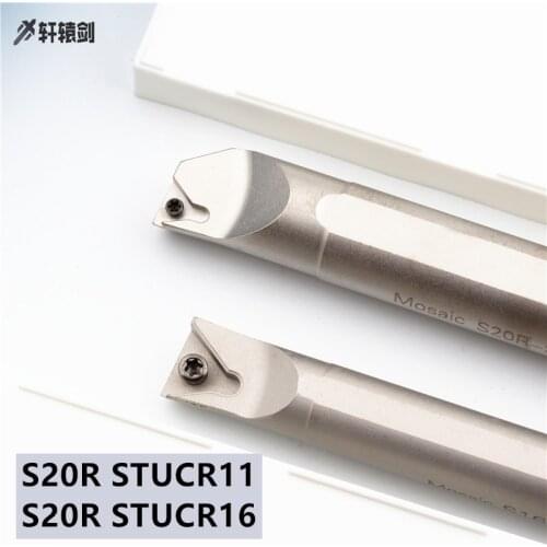 1PC S20R STUCR11 STUCL11 STUCR16 STUCL16 Carbide Tool Holder Inner Milling Cutter CNC Lathe Hole Turning TCMT