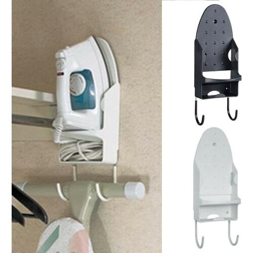1PCS Iron Wall Mounted Iron Rest Stand Heat-resistant Rack Hanging Ironing Board Holder Home Hotel Dryer Holder Accessories