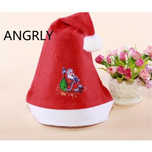 10pcs christmas decoration supply christmas tree decorations navidad natal ornaments new year gifts noel Non-woven fabrics hat