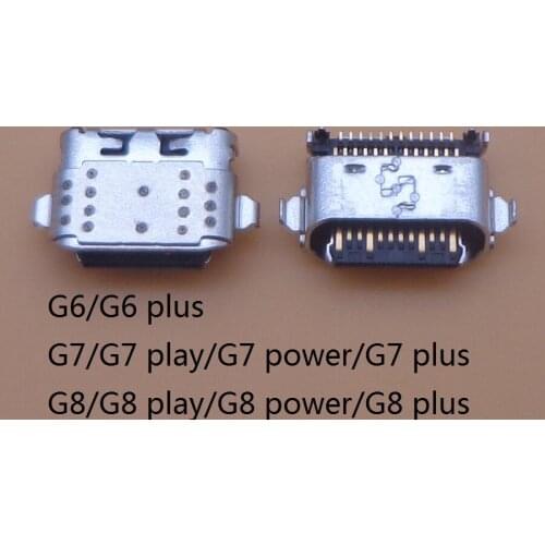 100pcs micro usb charge charging jack connector plug dock socket port for motorola moto g6 g7 g8 plus power plus G8 Play XT2015