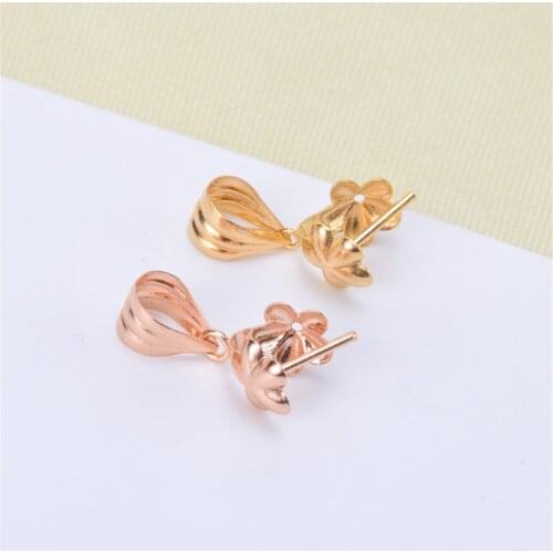 DIY accessories 18K gold button accessories button 18K pendant button melon seed buckle jade jade crystal clip buckle