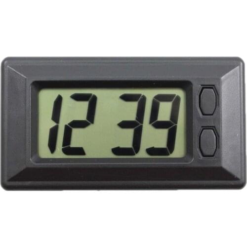 LCD Display Car Digital Clock with Thermometer Use for Dashboard / Home / Office