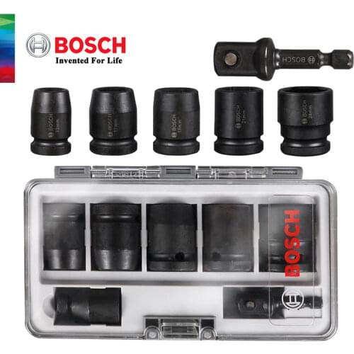 BOSCH Bosch GDS18V-EC 300ABR Tool Accessories Impact Socket Set GDX18V-LI Electric Wrench 7-Piece Socket Conversion Head Wrench