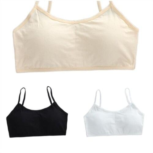 3pcs Bra Girls 12 Years Tops for Teens Crop Top Girls Brassiere Children Sport Training Bras Kids Tank Underwear 7-14T 10 9 8