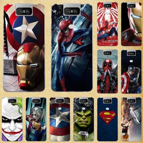 Super Hero Phone Case Cover For Asus Zenfone 6 2019 Case Silicone TPU Cover Phone Case For Asus Zenfone6 ZS630KL ZS 630KL I01WD
