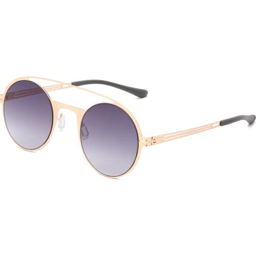 Round Steampunk Sunglasses Brand Designer Women Men Vintage Metal Punk Sun Glasses UV400 Shades Eyewear Oculos de sol