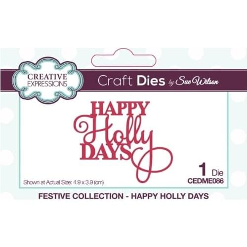 Happy Days Metal Cutting Dies Cut Dies for DIY Handcraft Paper Card Making Decorative Craft Scrapbook Photo Album Template