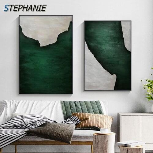 Minimalist Geometric Wall Art Oil Painting Texture Canvas Painting Abstract Posters and Prints Postmodern Wall Picture Room Deco