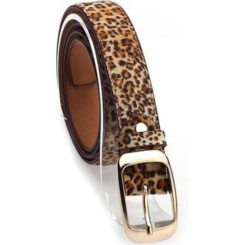 Fashion Easy Belt for Women 2019 Designer Thin Ladies Belts for Dresses Golden Pin Buckle Female Woman Hot Black Brown Dear Belt