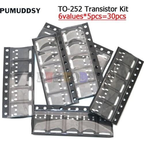 6Kinds*5PCS=30PCS TO-252 Transistor Kit pumuddsy 78M05 78M06 78M08 78M09 78M12 78M15 Each 5PCS