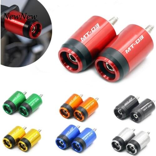 For YAMAHA MT-03 MT03 MT 03 7/8" Handlebar End Handle Bar Grips Ends Caps Plug Weight Motorcycle Accessories