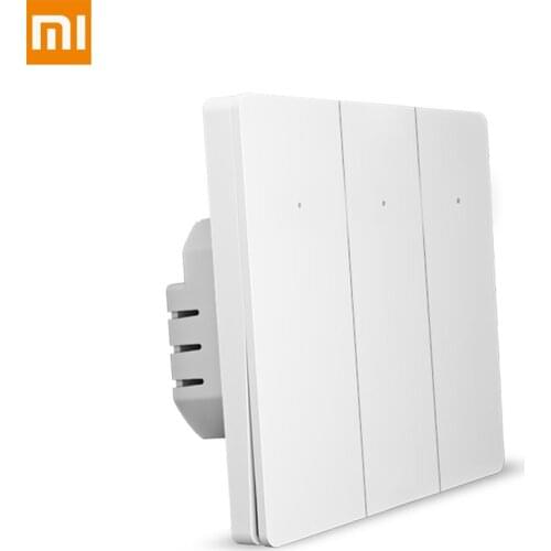 Xiaomi Aqara Wall Switch D1 ZigBee Smart Light Remote Control Wireless Key Zero Line Fire Wire NO Neutral 3 Key Switchs MI Home