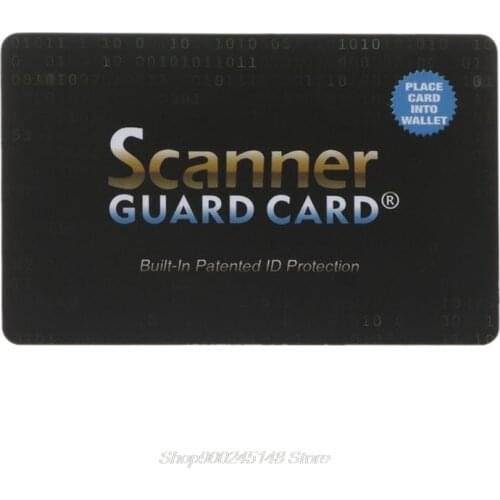 Portable Credit Card Protector RFID Blocking NFC Signals Shield Secure For Passport Case Purse Jy14 20 Dropship