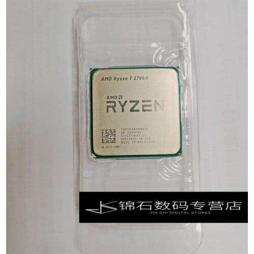 AMD Ryzen 7 2700X R7 2700X 3.7 GHz Eight-Core Sinteen-Thread CPU Processor L2=4M L3=16M 105W YD270XBGM88AF Socket AM4 Brand New
