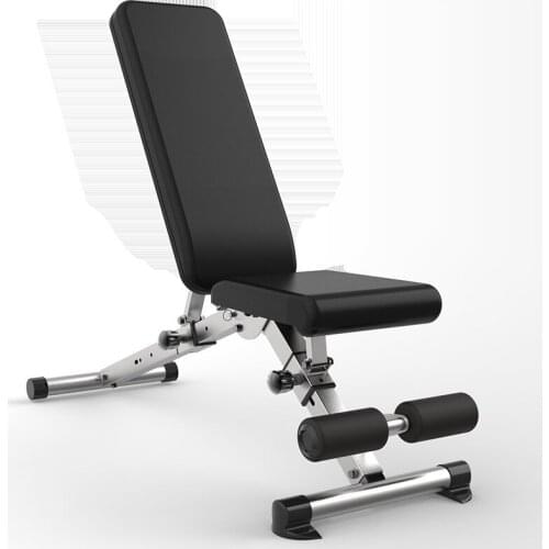 Professional dumbbell stool fitness chair home fitness multi-functional supine board fitness equipment folding bench
