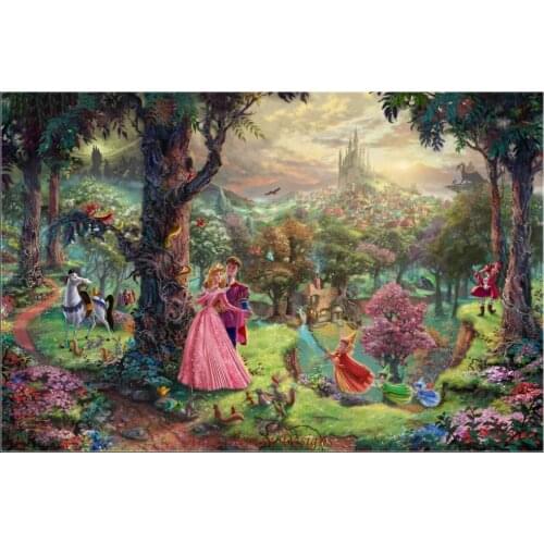 Needlework for embroidery DIY DMC High Quality - Counted Cross Stitch Kits 14 ct Oil painting - Sleeping Beauty