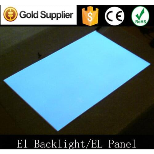 Standard size A2(597*420mm) El backlight panel El paper el light paper with AC80-240V inverter Free Shipping