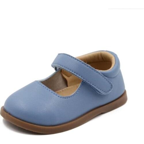 Girls Kids Shoes Summer Spring Leather 2021 New Arrival Princess Childrens Soft Sole Comfortable Healthy British Shoe