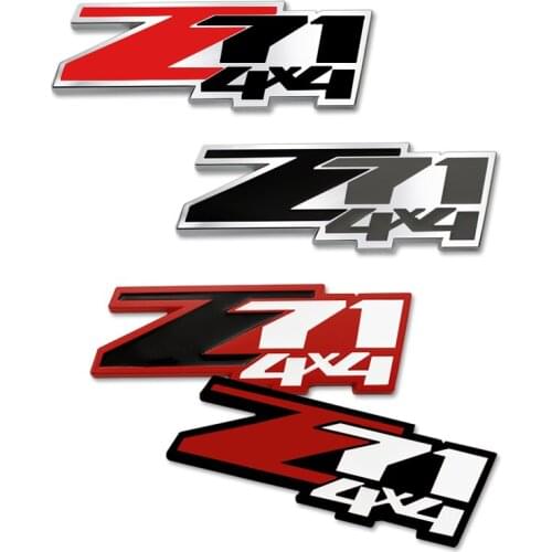 Car Rear Trunk Badge Side Sticker z71 4x4 Grille emblem for Chevrolet Silverado Chevy Sport Colorado Suburban Xtreme GMC