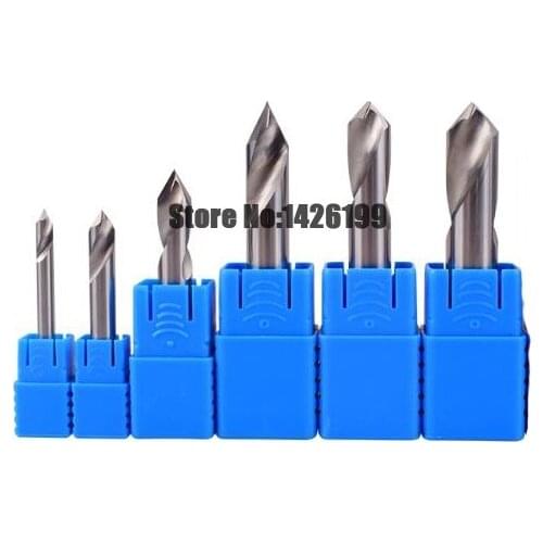 1PCS 90 degree/60 degree of tungsten steel chamfering cutter, M2~M16 Cemented carbide chamfer drill positioning center bit
