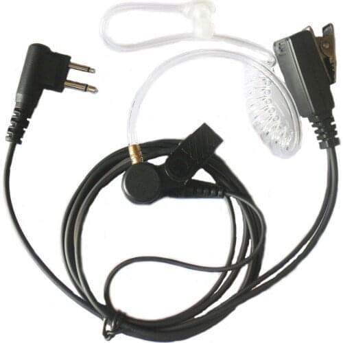 10pc Acoustic Covert Tube Earpiece Headset Mic PTT For Motorola Two Way Radio Spirit Series SV10 SV11 SV11D SV21 SV12 SV22