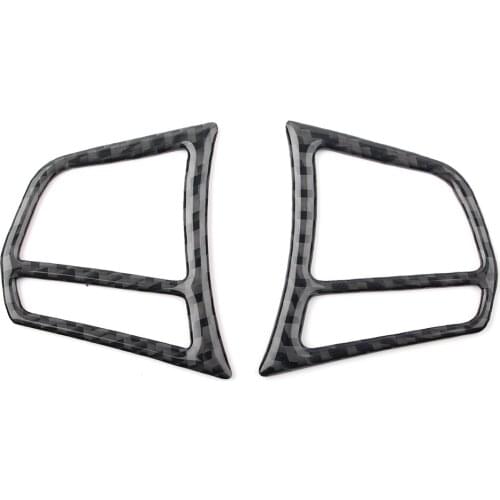 2x Car Steering Wheel Button Frame Cover Trim Stickers For BMW 1 2 3 4 Series F20 F21 F30 F32 F34 3GT