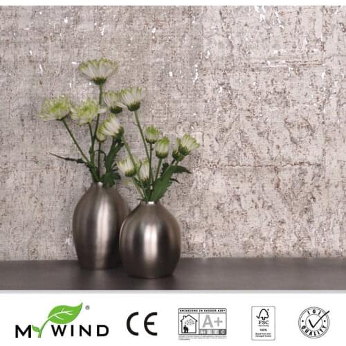 3D Wallpaper In Roll Home Decor Luxurious 2019 MY WIND Silver Wallpapers Luxury Natural Material Safety European aristocracy