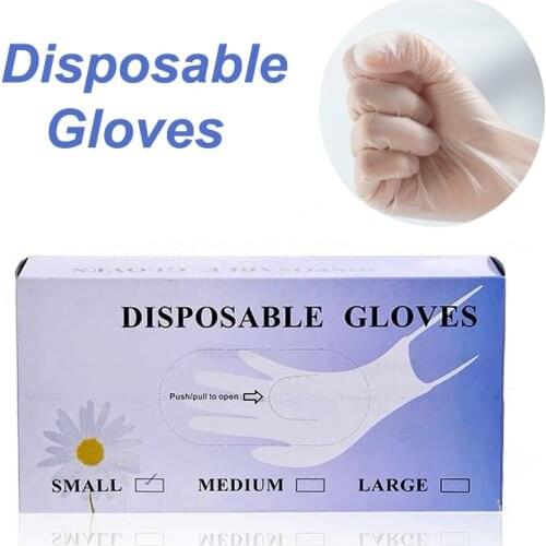 50pcs Disposable Vinyl Gloves for Personal Use Permanent Makeup Supplies Microblading Accessories Tattoo Gloves Body Art Tools