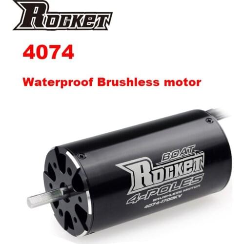 SURPASSHOBBY Rocket 4074 2250KV 2000KV 1700KV 4P Brushless Motor for Traxxas M41 Catamaran Spartan 1000mm(or Above) RC Boat Car