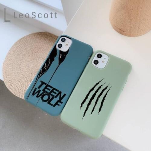 Teen Wolf Stilinski 24 Phone Case Candy Color for iPhone 11 12 mini pro XS MAX 8 7 6 6S Plus X SE 2020 XR