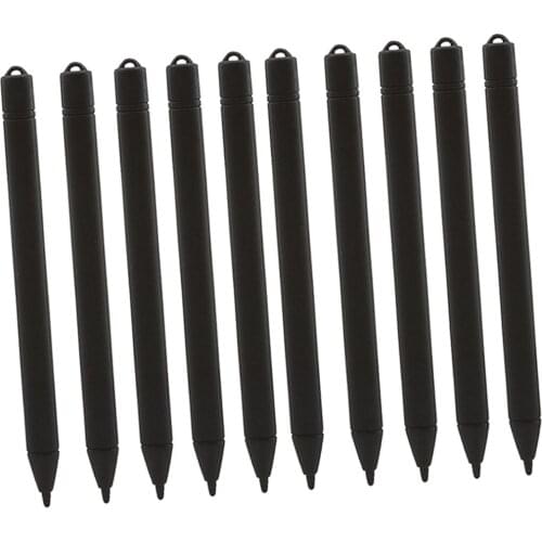 10x Black Replacement Stylus Pen Pencil for LCD Writing Tablet Drawing Pad Message Boards Electronics for Kids