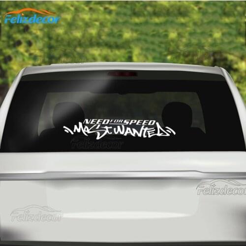 Black/Silver Fashion NEED FOR SPEED Text Car Stickers Vinyl Car Door Bumper Decoration Stickers Accessories C803