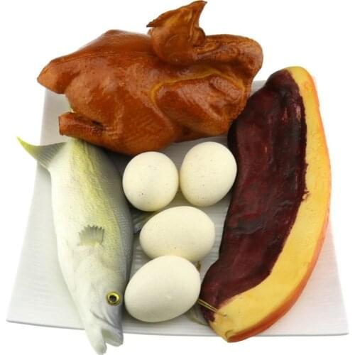 Gresorth 3 PCS Sea Creatures Fake Shark Chinese Sturgeon Fish Toy Model Photography Prop